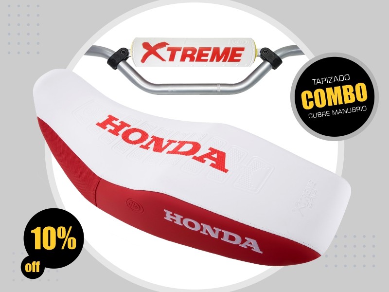 Combo Tapizado XTREME Honda Bross XR 125 / XR 150 + PAD X-3